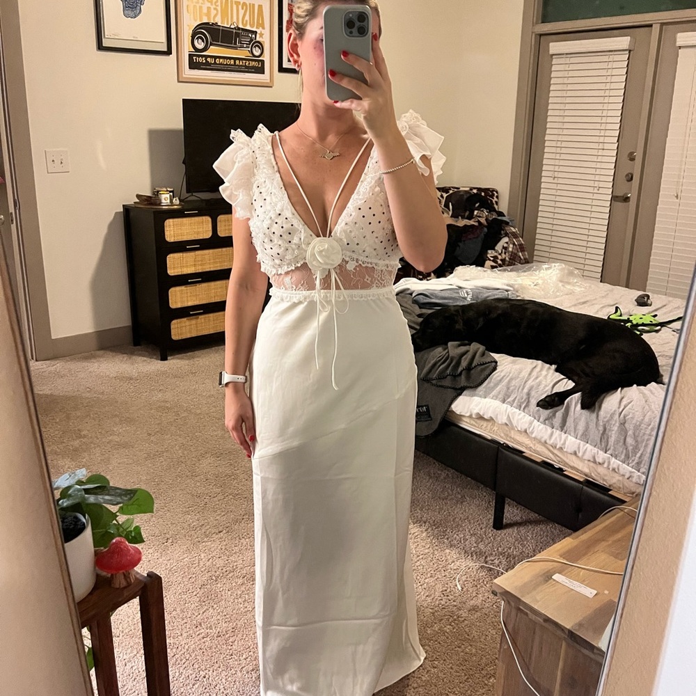 For Love & Lemons Carmen Maxi Dress with tags